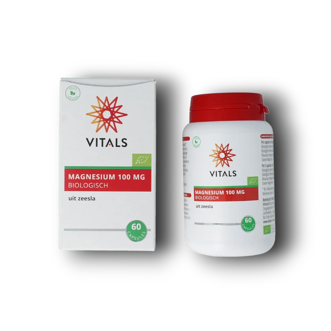 Vitals Magnesium 100mg bio 60.00 Capsules