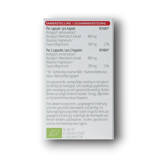 Vitals Magnesium 100mg bio 60.00 Capsules