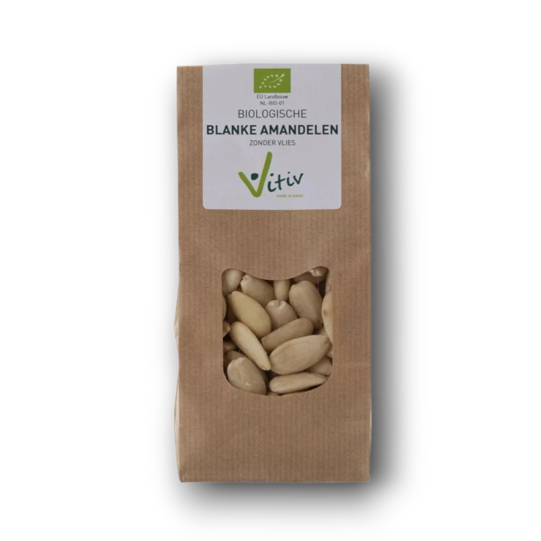 Vitiv Amandelen zonder vlies bio 250 Gram