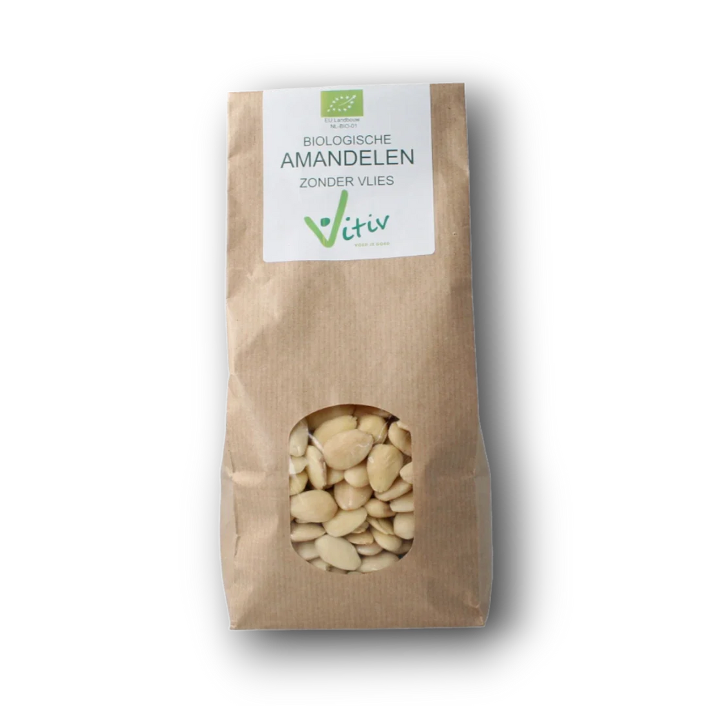 Vitiv Amandelen zonder vlies bio 500 Gram