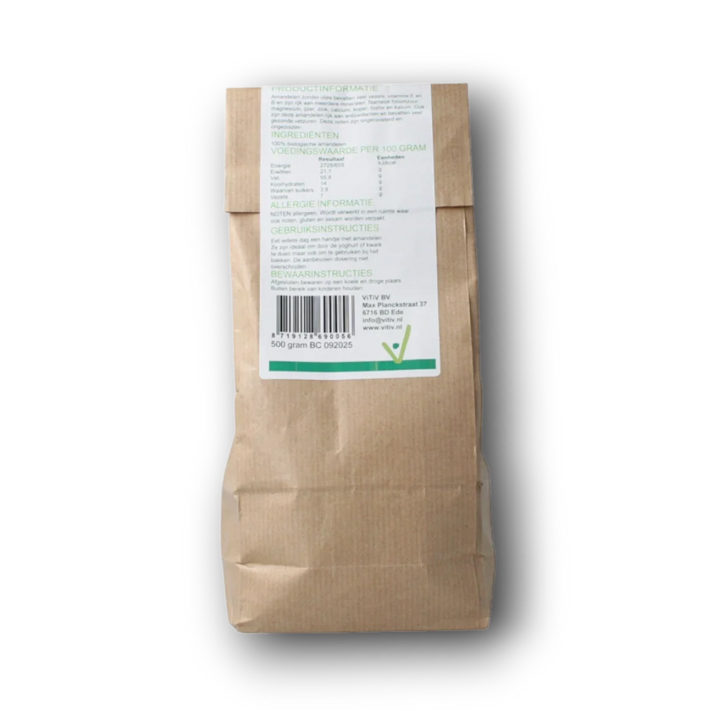Vitiv Amandelen zonder vlies bio 500 Gram
