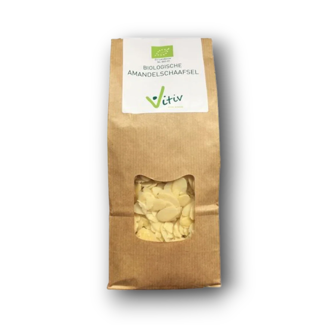 Vitiv Amandelschaafsel bio 150.00 Gram