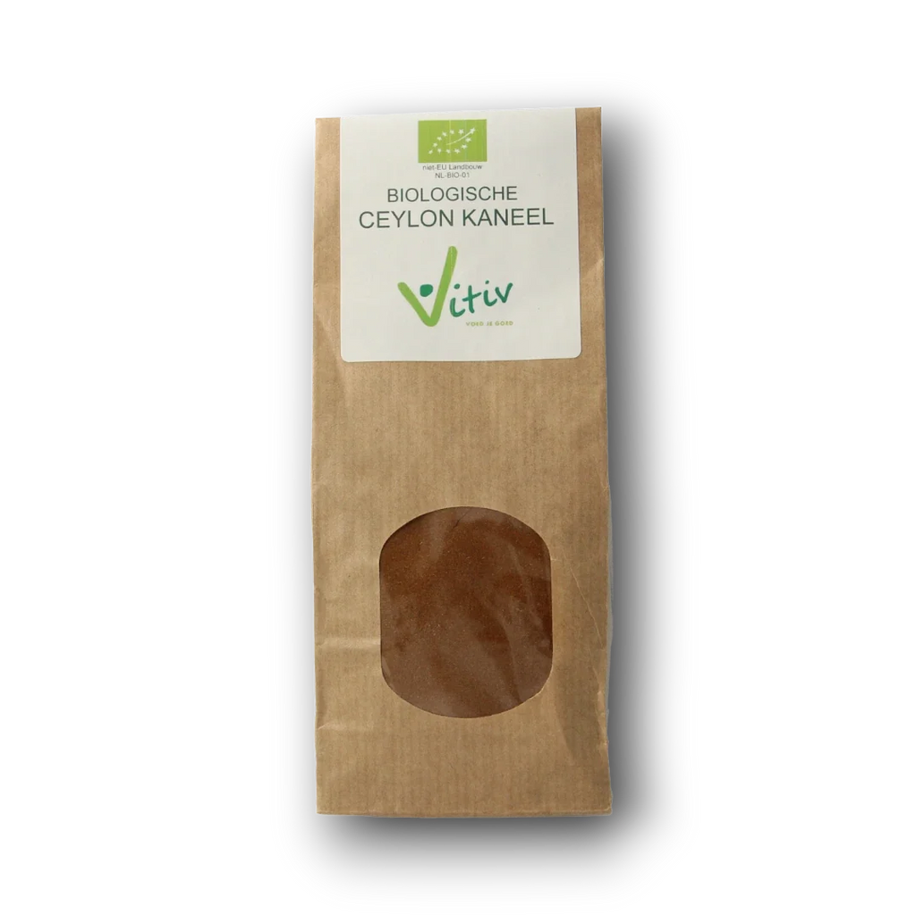 Vitiv Ceylon kaneel poeder bio 100.00 Gram