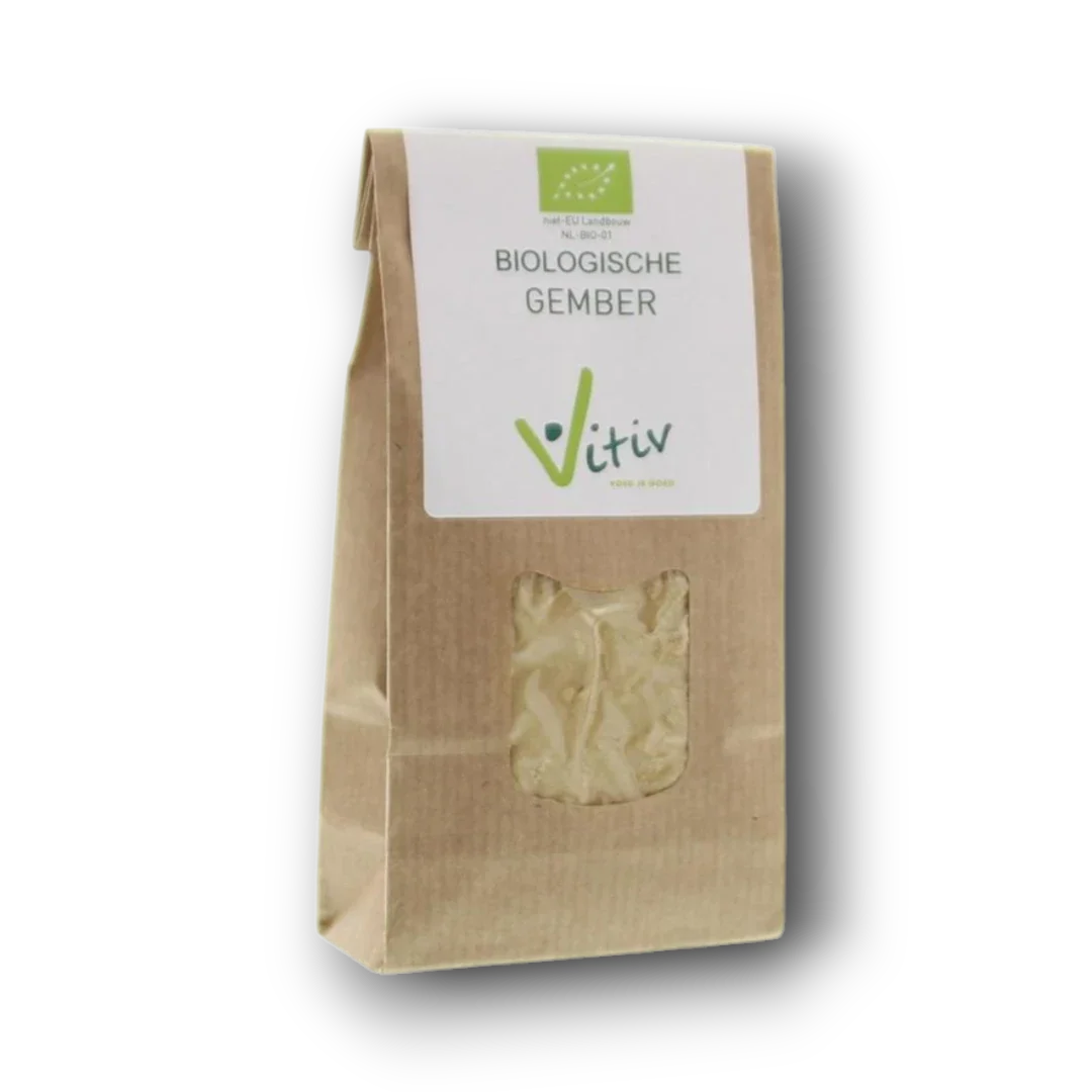 Vitiv Gember gemalen bio 100.00 Gram