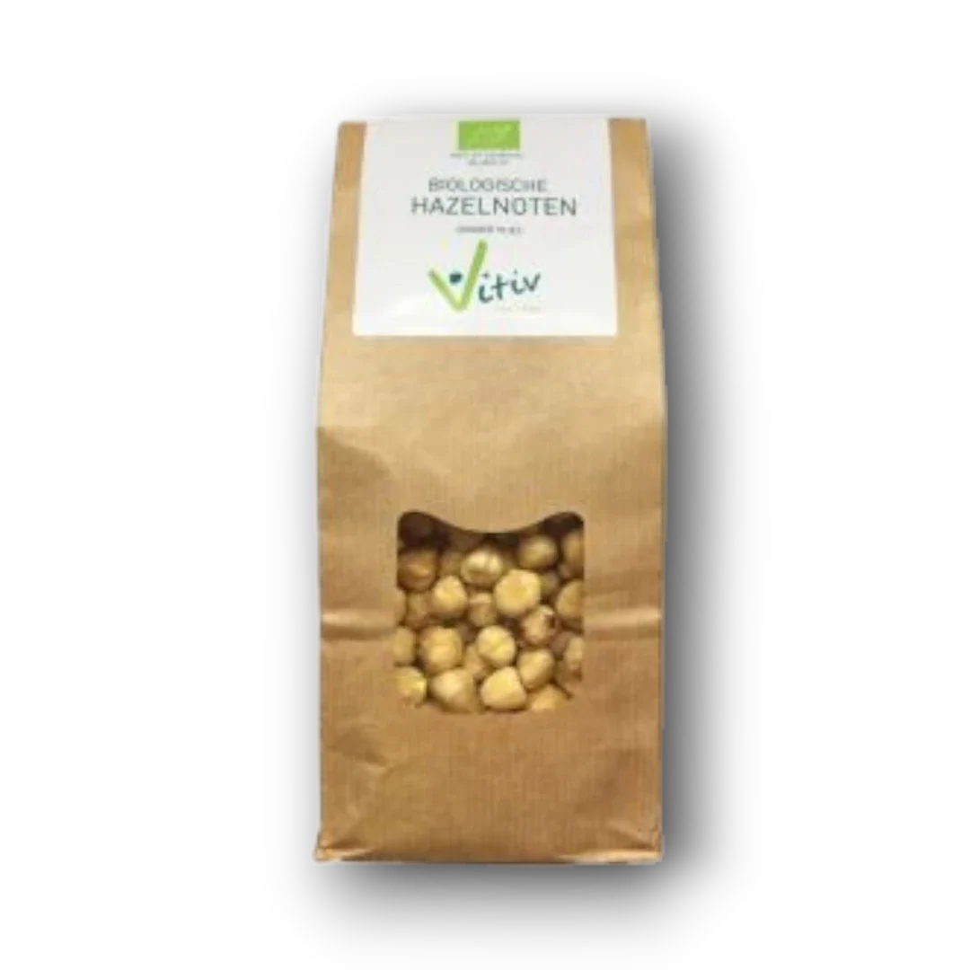 Vitiv Hazelnoten zonder vlies bio  1.00 Kilogram