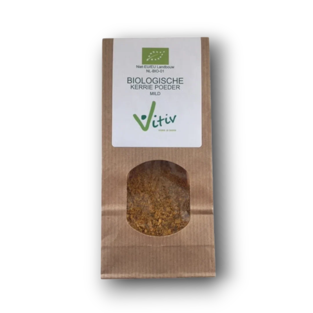Vitiv Kerrie poeder mild bio 50.00 Gram