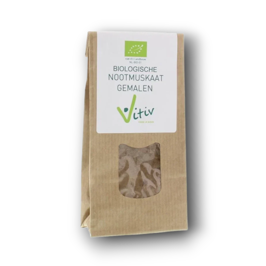 Vitiv Nootmuskaat gemalen bio 40 Gram