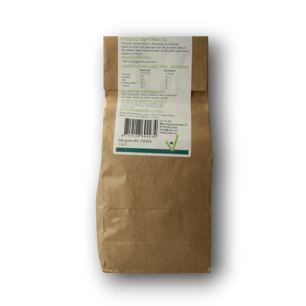 Vitiv Pruimen zonder pit bio 500 Gram