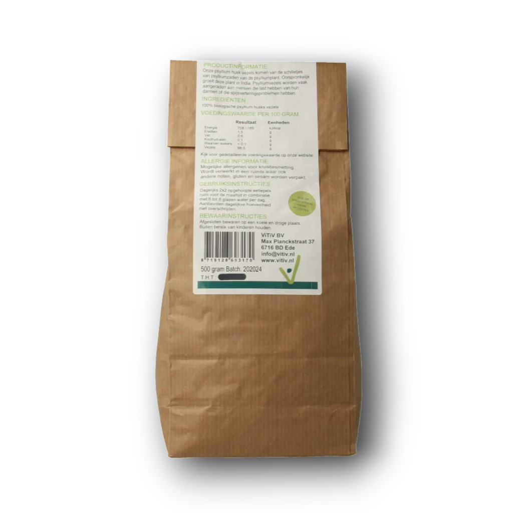 Vitiv Psyllium vezels bio 500 Gram
