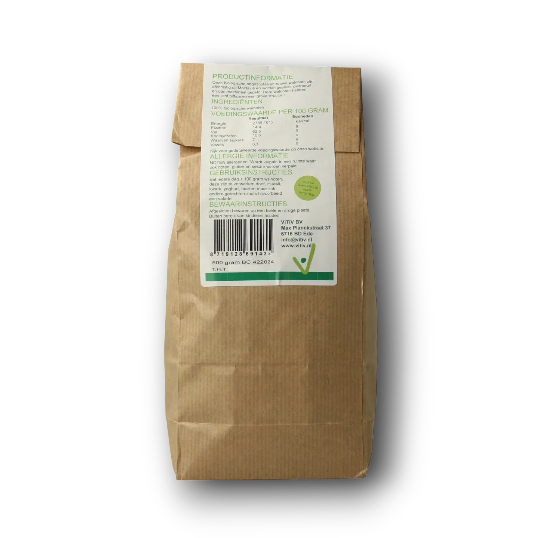Vitiv Walnoten bio 500.00 Gram