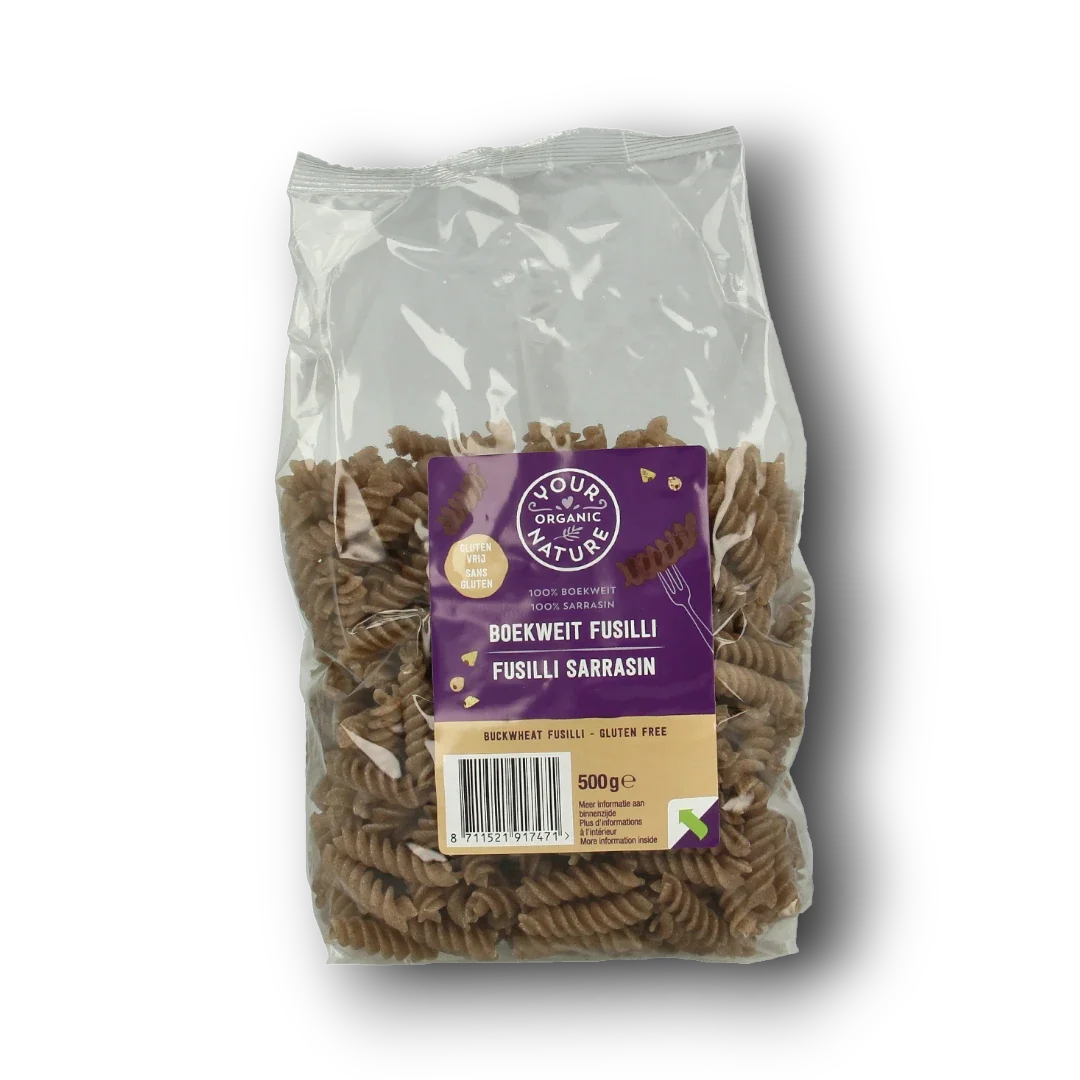Your Organic Nature Boekweit pasta glutenvrij bio 500.00 Gram