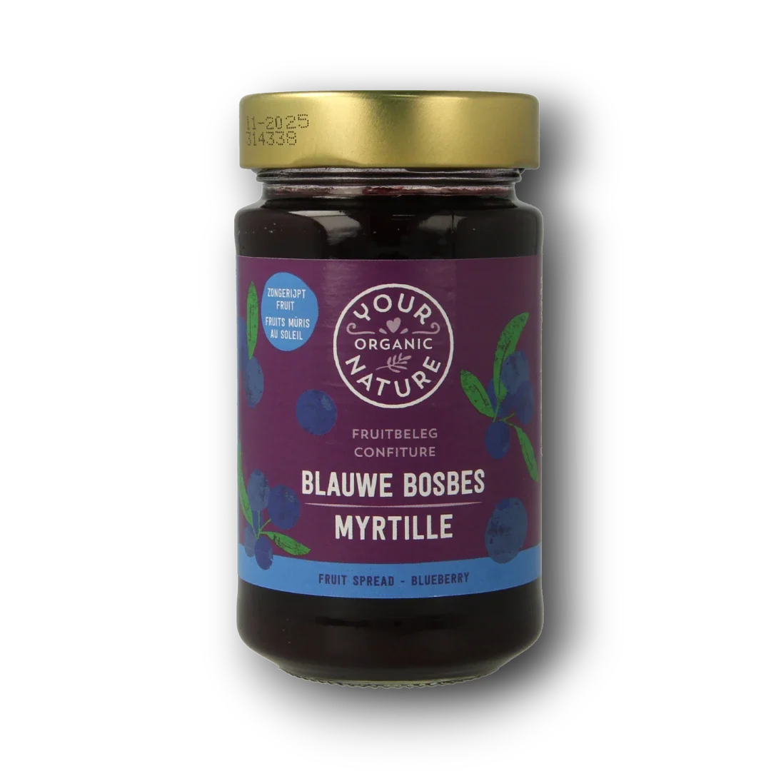 Your Organic Nature Fruit beleg blauwe bosbes bio 250.00 Gram