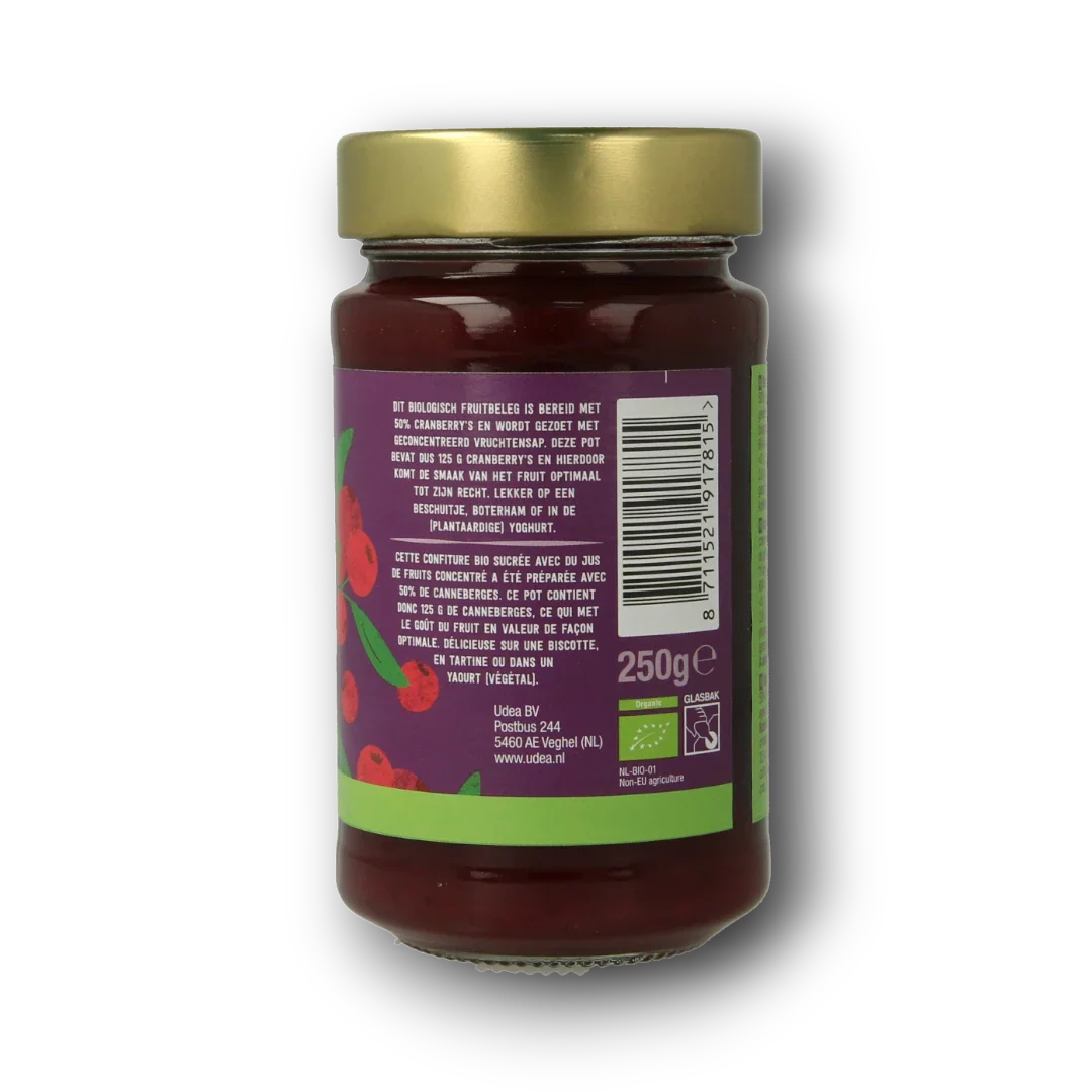 Your Organic Nature Fruit beleg cranberry bio 250.00 Gram