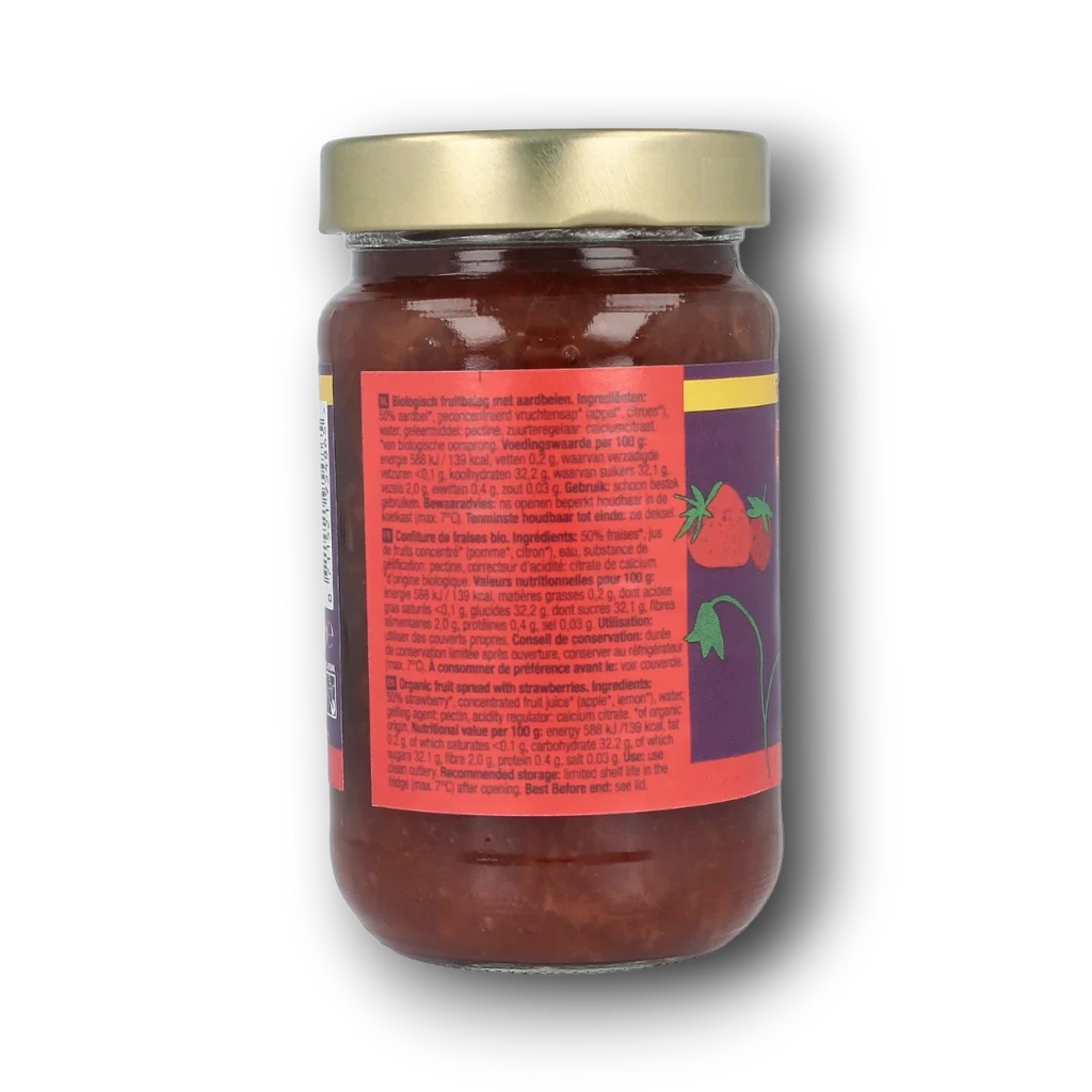 Your Organic Nature Fruitbeleg aardbei bio 375.00 Gram