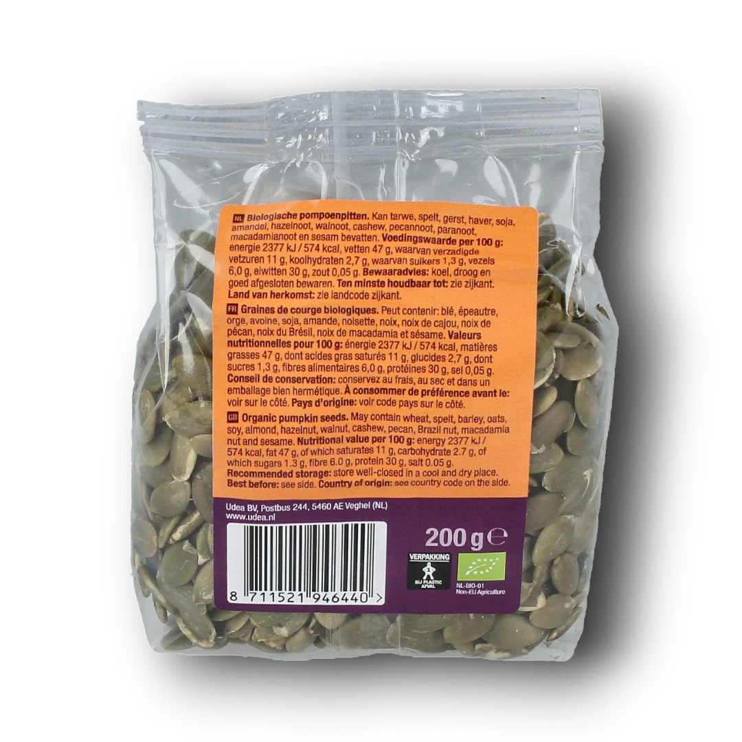 Your Organic Nature Pompoenpitten bio 200.00 Gram