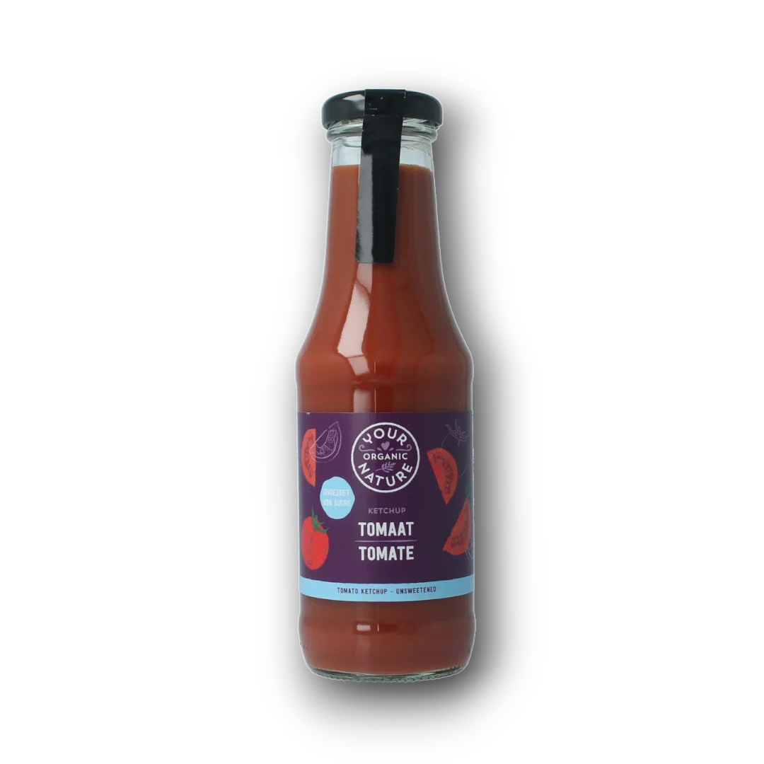 Your Organic Nature Tomatenketchup ongezouten bio 325.00 Milliliter