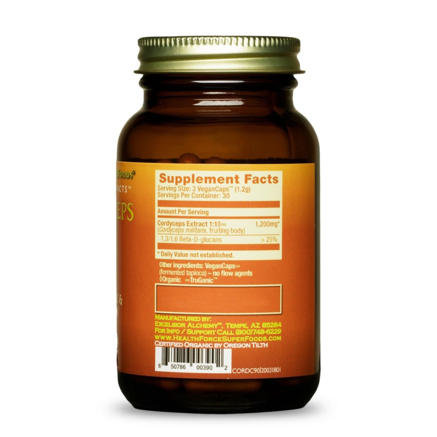 Cordyceps-Extract-Paddestoel-HealthForce-Superfoods-90-Capsules-Ingredienten
