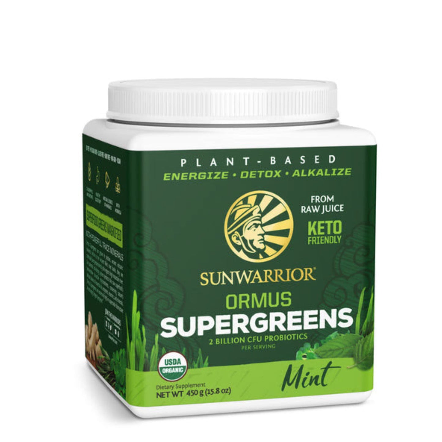 Greens-Probiotica-Biologisch-Sunwarrior-Supergreens-Mint