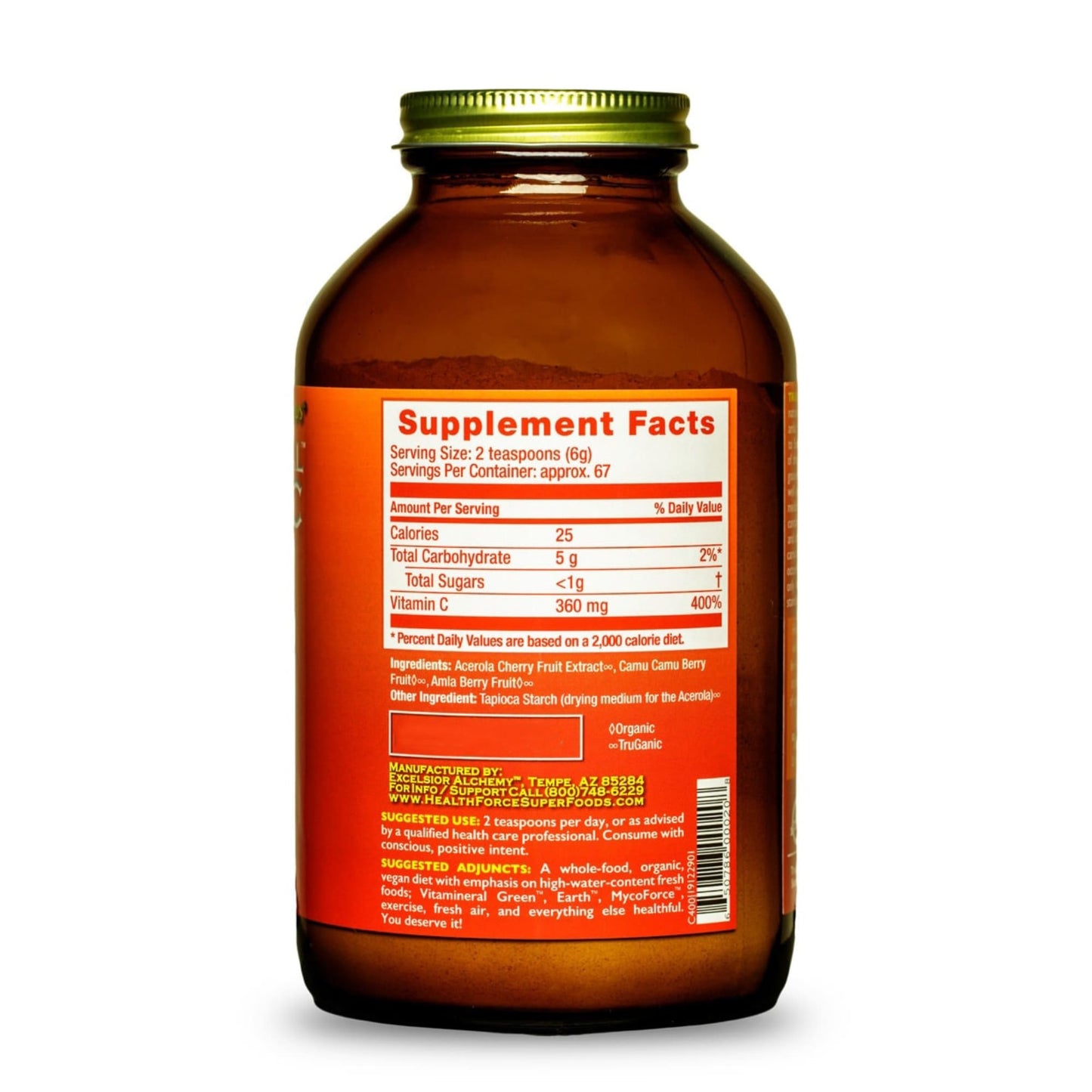 Vitamine-C-Poeder-Biologisch-Amla-Camu-Acerola-HealthForce-Superfoods-400-Gram-Ingredienten
